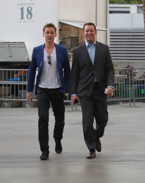 torrilla:  Tom Hiddleston goes to the Clippers game at the Staples Center in Los Angeles, CA on April 22, 2013 [HQ] 