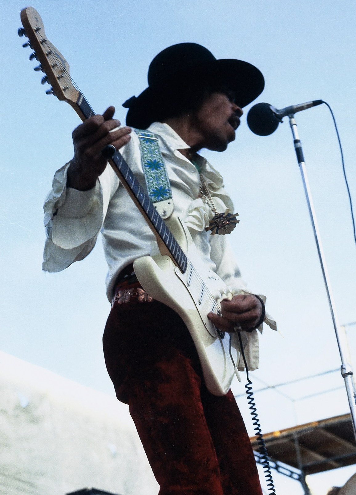 psychedelic-sixties:  Jimi Hendrix (Miami Pop Festival, 1968) By Ken Davidoff. 
