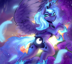 the-pony-allure:Princess Luna by Rayadra  c: