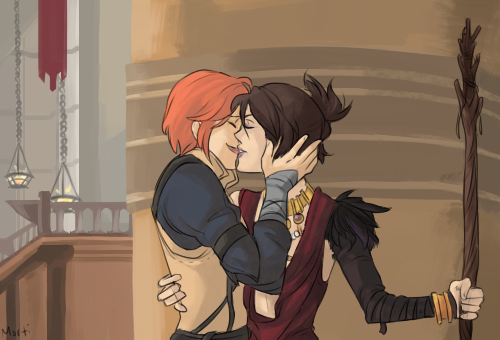 mortiphasm:  while everyone makes sad headcanons about Leliana, i will continue to