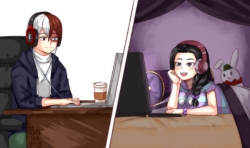 bnha-bitch:  Todomomo Week Day 4: DistanceThis