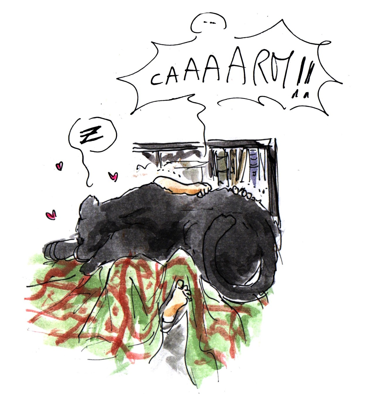 toodrunktofindaurl:Life with Catmilla and tiny angry Laura. Quick stupid comic.Bonus :(psst,