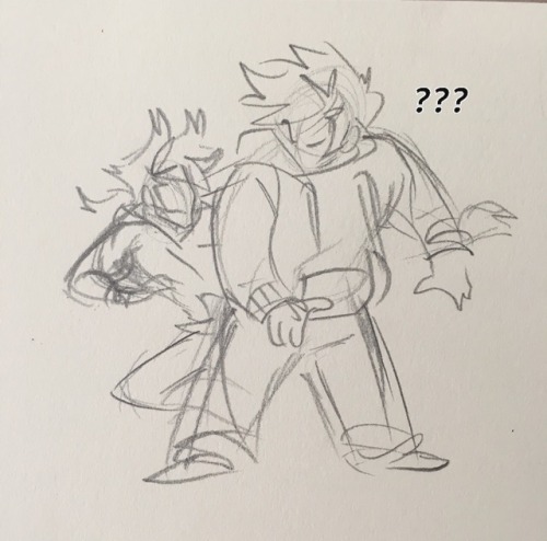 moho-roselemonade-and-cockcade:  Headcanon : Tord and Edd get in to the most fights/roughhousing with each other