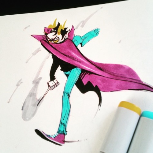 kingkimochi:*stomps around angrily with cape*