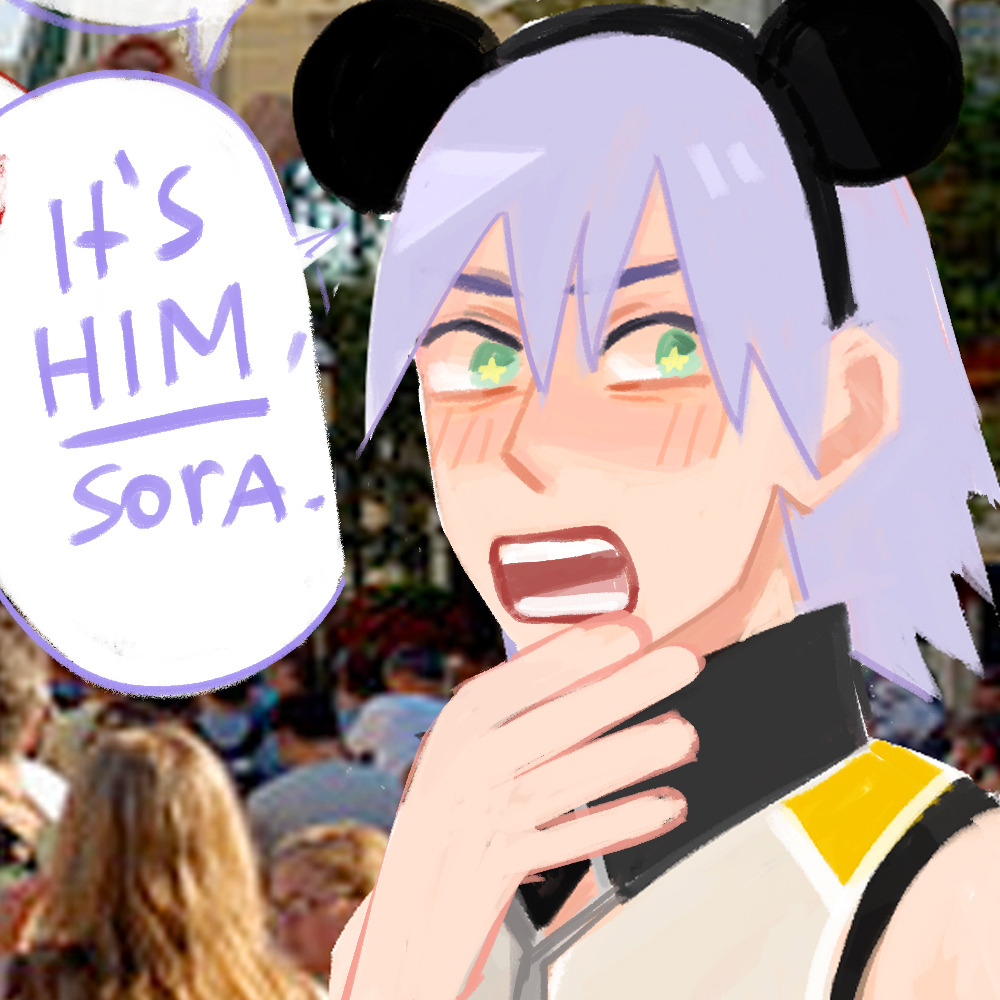 Yourhandiheld Tweenage Sora And Riku At Disney World Au Where Nobody