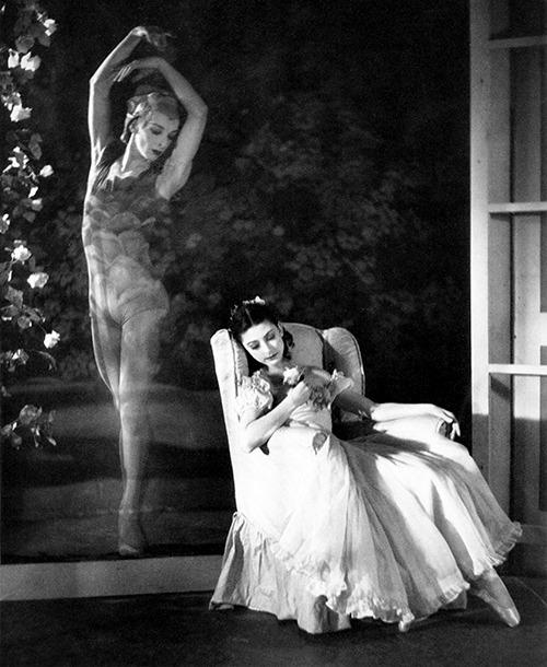 ✧ Margot Fonteyn and Alexis Rassine in Le Spectre de la Rose (1944)