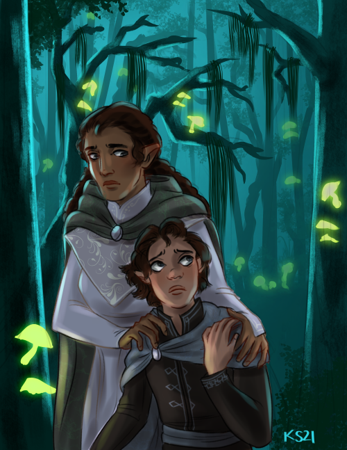 Not Out of the Woods YetA @tolkienrsb piece, here’s the accompanying fic: