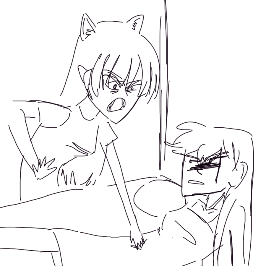 weissenschnee:  Blake: -aggressively kneads-