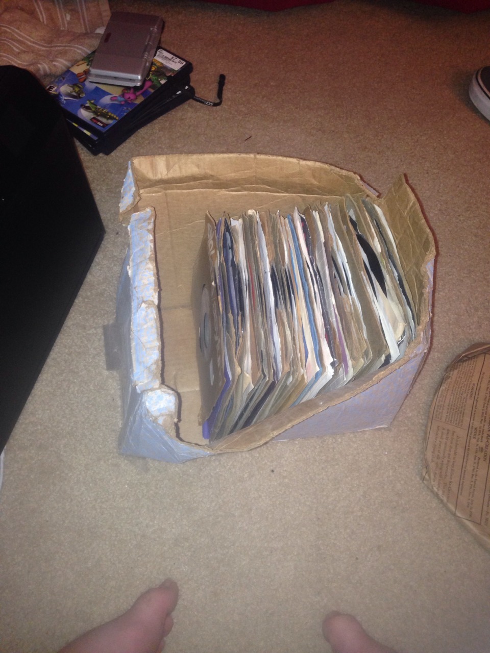 bulbashit:  My music collection as of right now! Consists of audio CDs, 33s, 45s,
