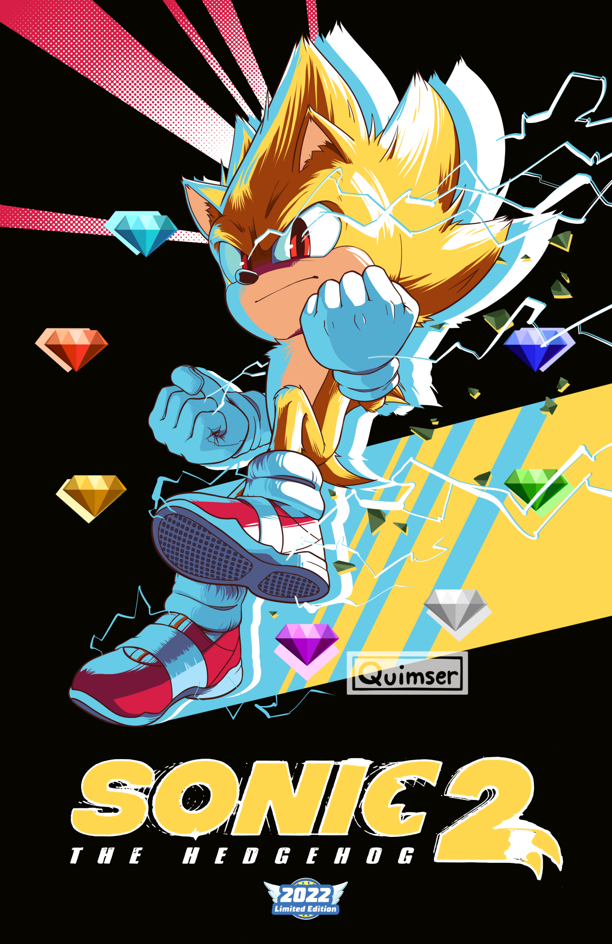 Fleetway Super Sonic - Fleetway - Posters and Art Prints