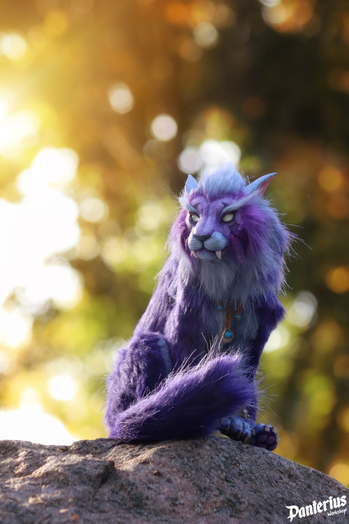 Feral night elf. Handmade Toy.(custom order on Patreon)Length: 40 cm (15,7 inch)Width: 8 cm (3,1 inc