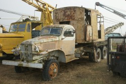 semitrckn:  GMC 6x6 with a crane 