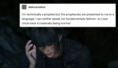 XXX unknown-lifeform:Final Fantasy XV + tumblr photo