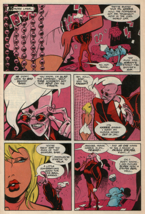 clxcool:  faunafauna:  I liked this sequence, maybe because it was the only time the comic really focused on Holli Would’s connection to Sparks (which was vague in the film.) For a “prequel”, this thing was rather stingy with the movie characters.