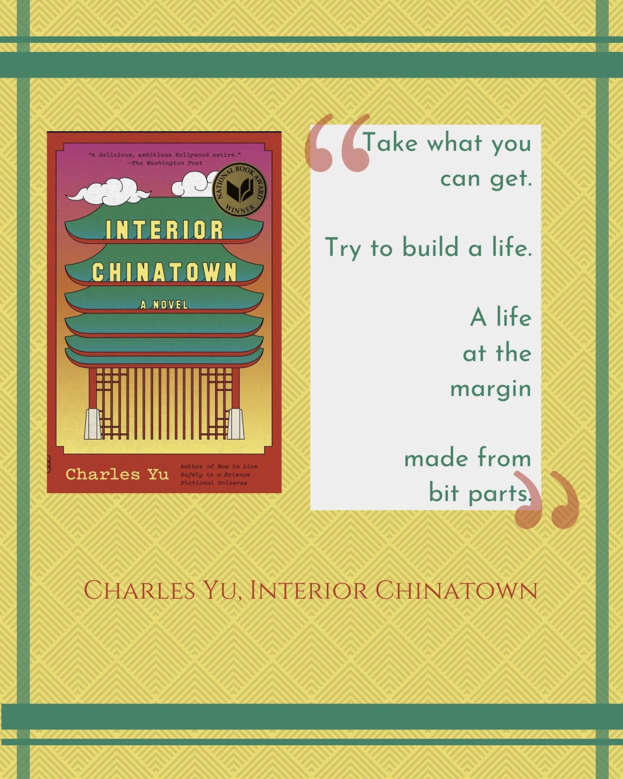 Book Excerpt: Charles Yu's 'Interior Chinatown