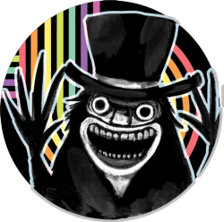 luckyblackcatxiii: Badabing Babadook! (Selling as a button at AMA, AX and Flamecon!) (Will update more art soon!) 