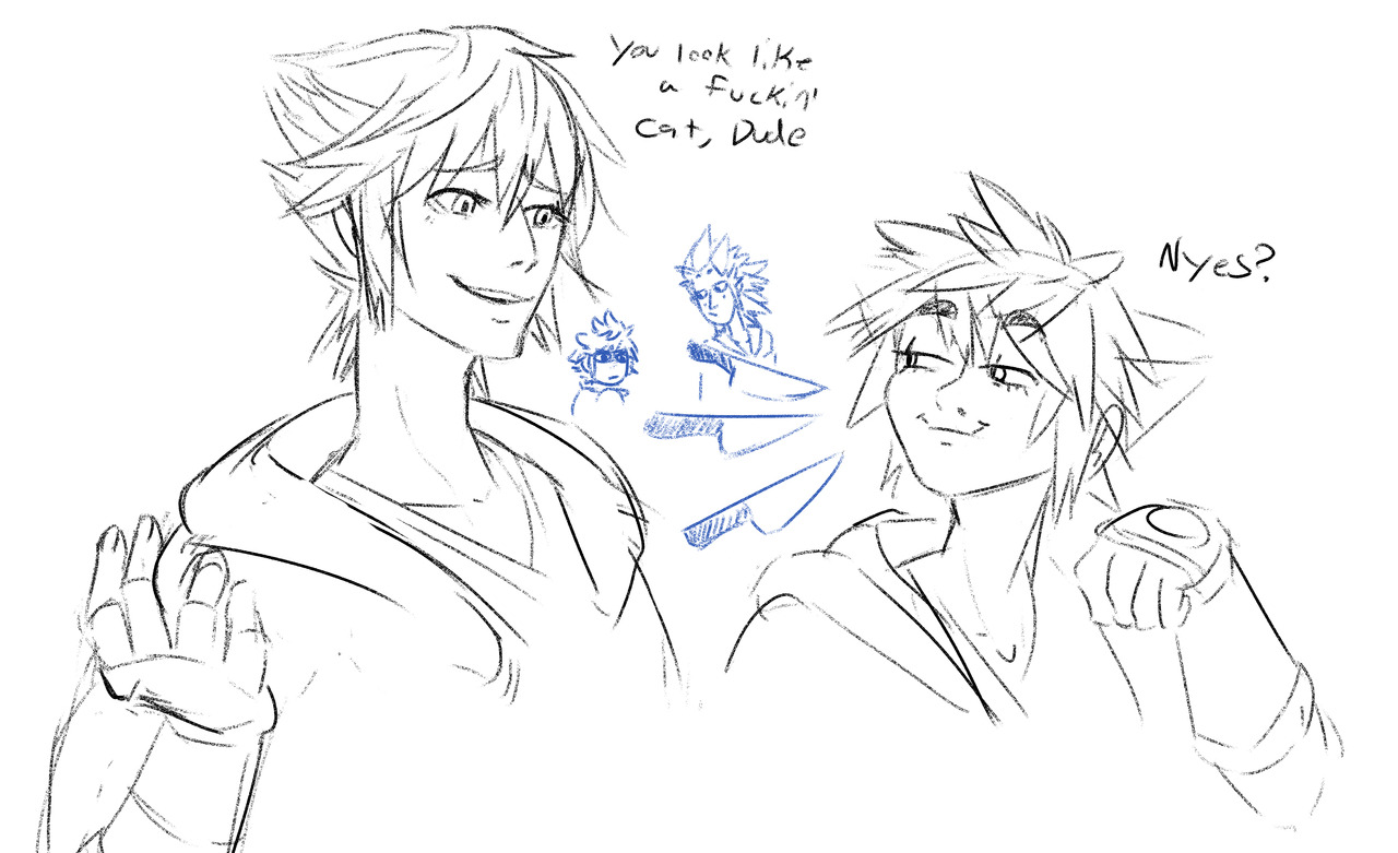nikutsuneart:  Soriku day stream fun time