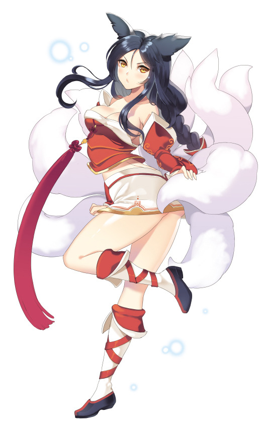 league-of-legends-sexy-girls:  ahri by dakun87 