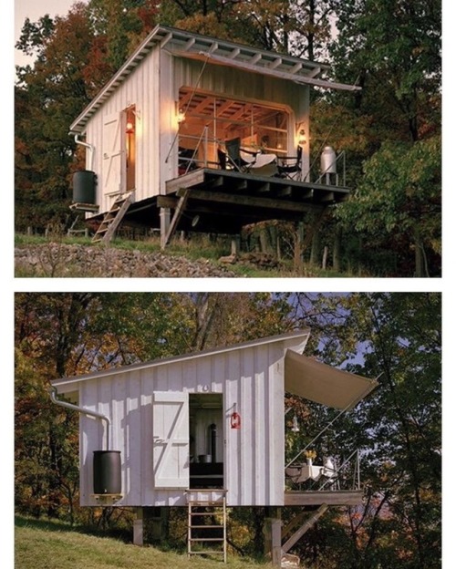 prefabnsmallhomes: The Shack at Hinkle Farm, West Virginia by Architect Jeffery Broadhurst.