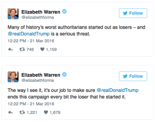 assgod:  micdotcom:  Four words: Elizabeth Warren mic drop. (This comes after Trump attacked Warren’s claims of Native American ancestry on Sunday.)  EXPOSED 