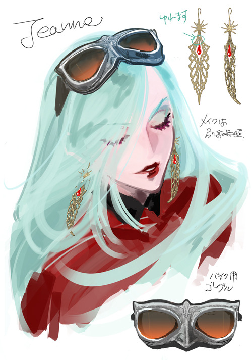 urserlicious:  Bayonetta 2 - Jeanne Concept Art 