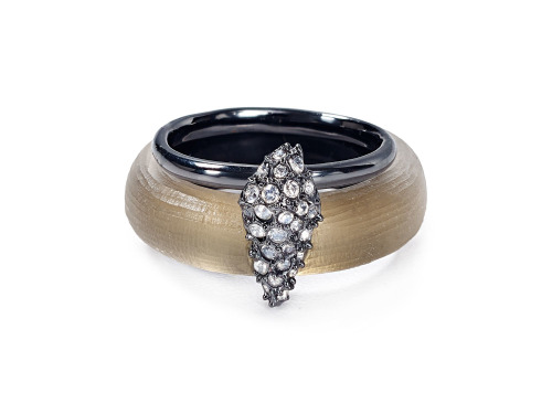 Alexis Bittar grey lucite crystal encrusted movable band ring.Fonte : www.lyst.com  , Source : tinam