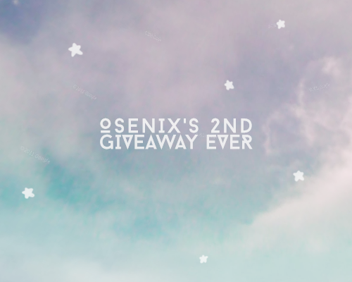 fruitkin:  so this is going to be the last giveaway i’m going to be doing for awhile,