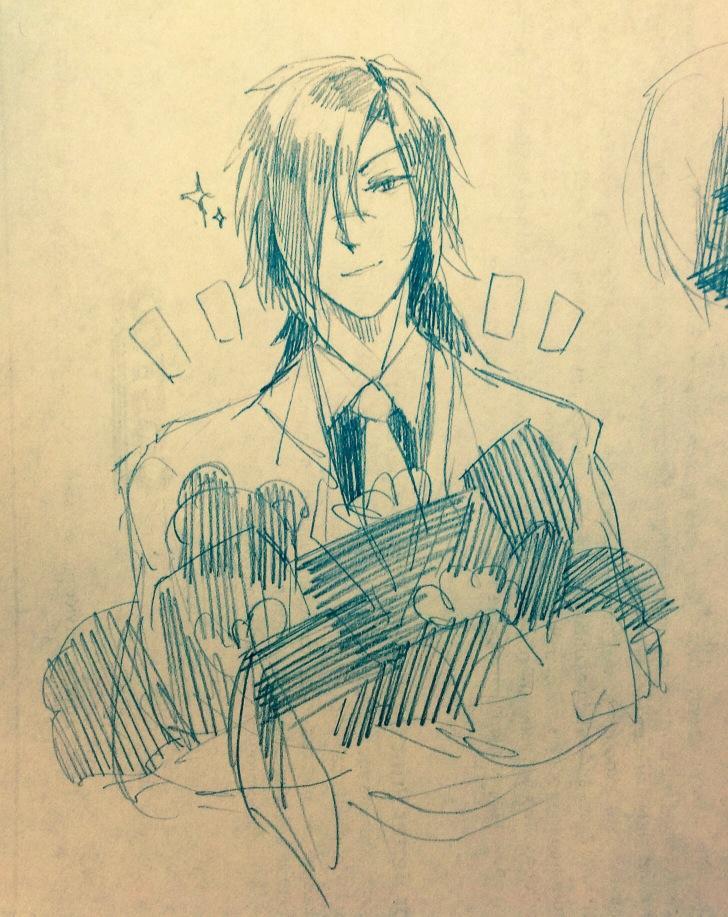 masasei:  i scribbled a brojack for his bday ha ha ha hahah ha