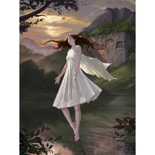 Illustration Of Livvy In The Ninth GHOSTS OF THE SHADOW MARKET Story, THE LOST WORLD, By Me And Kelly