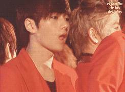 infected-honey:  ..Myungsoo looks like a puppy when he’s with Sungyeol :”3 