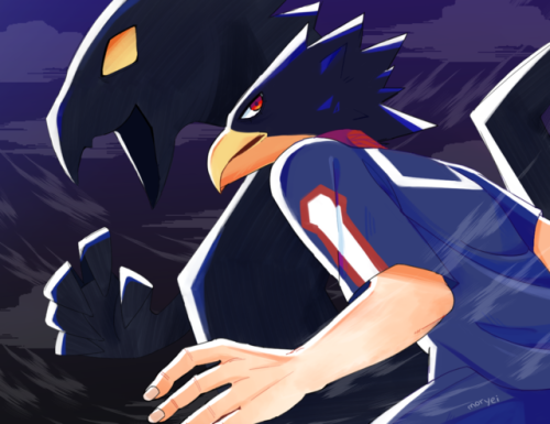 Tokoyami! He Got The Most Votes On My Request Poll! I Love Him Ill Post The Speedpaint On My Youtube