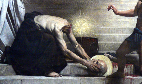 The Martyrdom of Saint Denis (with detail) ~ by Léon Bonnat…