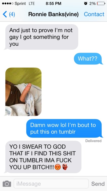 blksexyman:  Ronnie banks naked pic sent to me through text