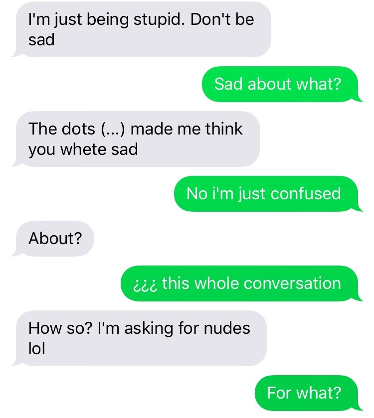 danahatesyou2: This boy is trying to get a nude from my friend but she’s just acting