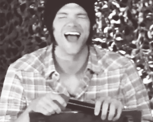 Porn photo priestlybabe:  I like it when Jensen laughs