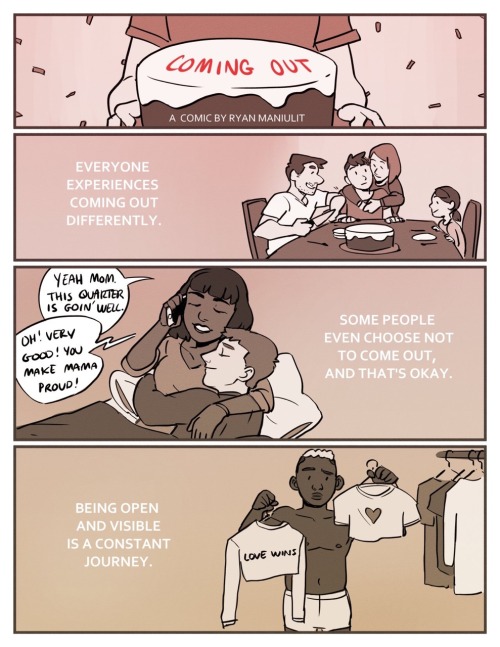 landercomic:  Happy National Coming Out Day!  I love you guys <3 