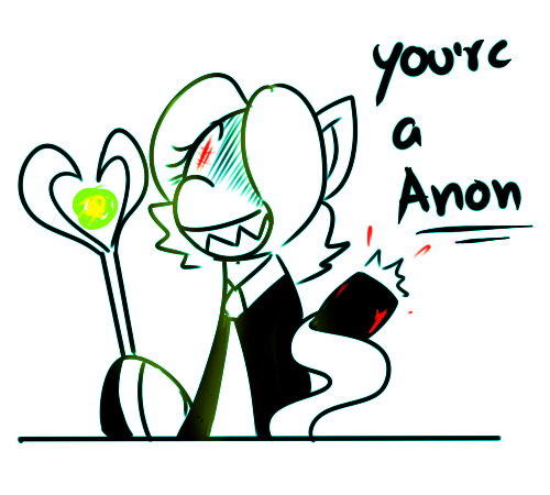 ask-ponyghost:  SAY HELLO TO MY LITTLE FRIEND  Hehe X3