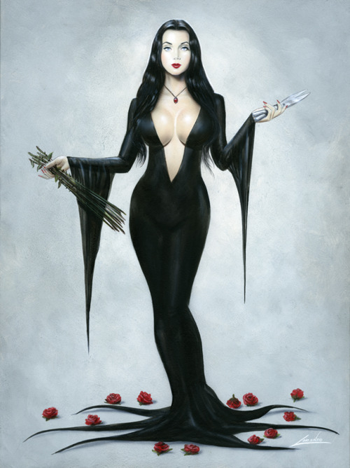 fantasy-scifi-art:MORTICIA by Lorenzo Sperlonga