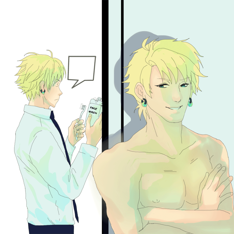 ask-virusandtrip:  When Virus overworks himself on a whim he forgets his glasses