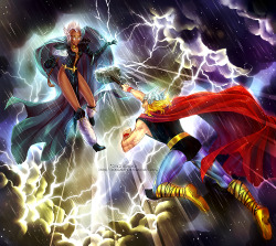 trapcard:  Storm Vs Thor  Artist {x} 