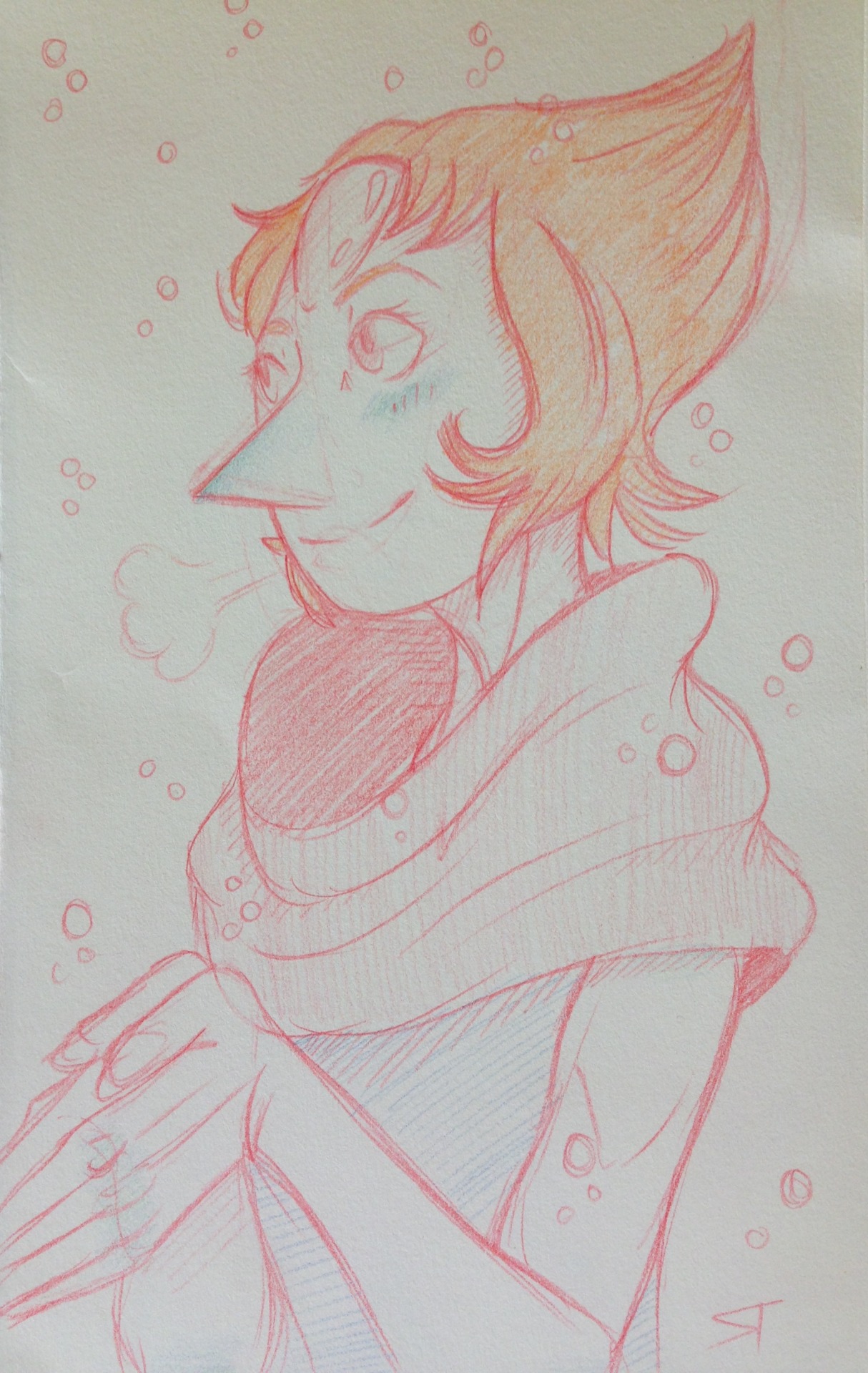soottea:  Did a bunch of sketchcards during my course’s grad show print sale/fundraiser.gonna