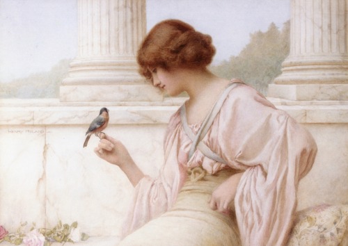 the-garden-of-delights:&ldquo;The Captive’s Return&rdquo; (1920) by Henry Ryland (1856