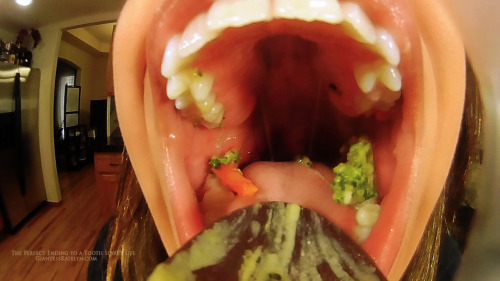 Hot mouthshots from my newest endoscope vid to date The Perfect Ending to a Toothslave&rsquo;s Life.