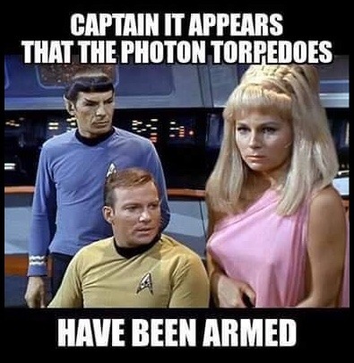 &lsquo;Warp-factor three, Snotty!&rsquo; 