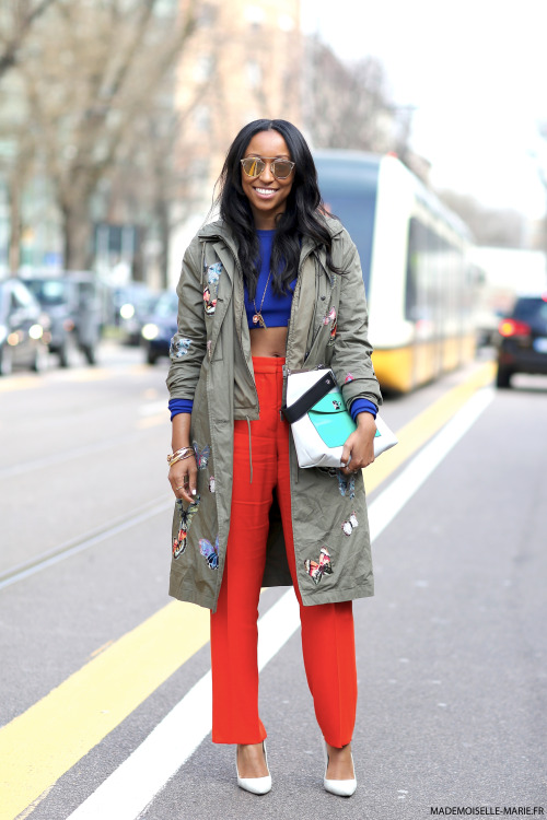 Shiona Turini - Milan fashion week.Picture by mariepaola-bh (Marie-Paola Bertrand-Hillion www