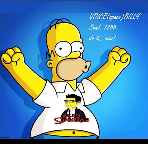 Tune in to Indosiar now, Grand Final of The Voice Indonesia.And make sure you do what Homer said! :D