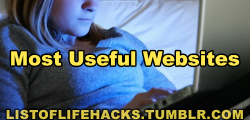 listoflifehacks:  If you like this list of life hacks, follow ListOfLifeHacks for