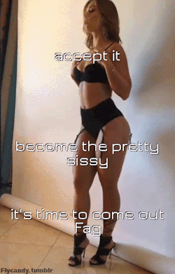 The best slutty sissy captions