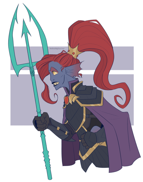 me-and-my-gaster:Empress Undyne for nitritreAlrighty, it’s time for our favorite angry fish! I took 