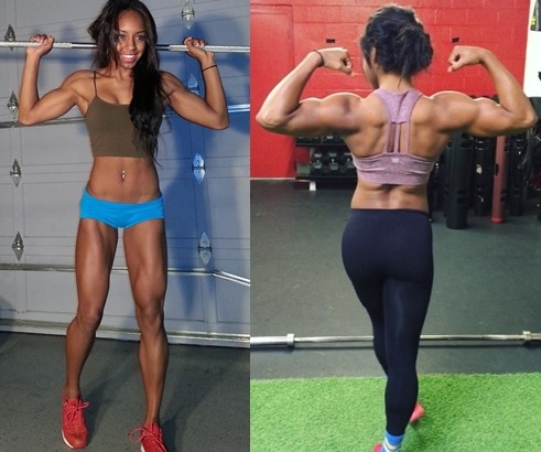 beforeafterfemalemuscle: Qimmah Russo